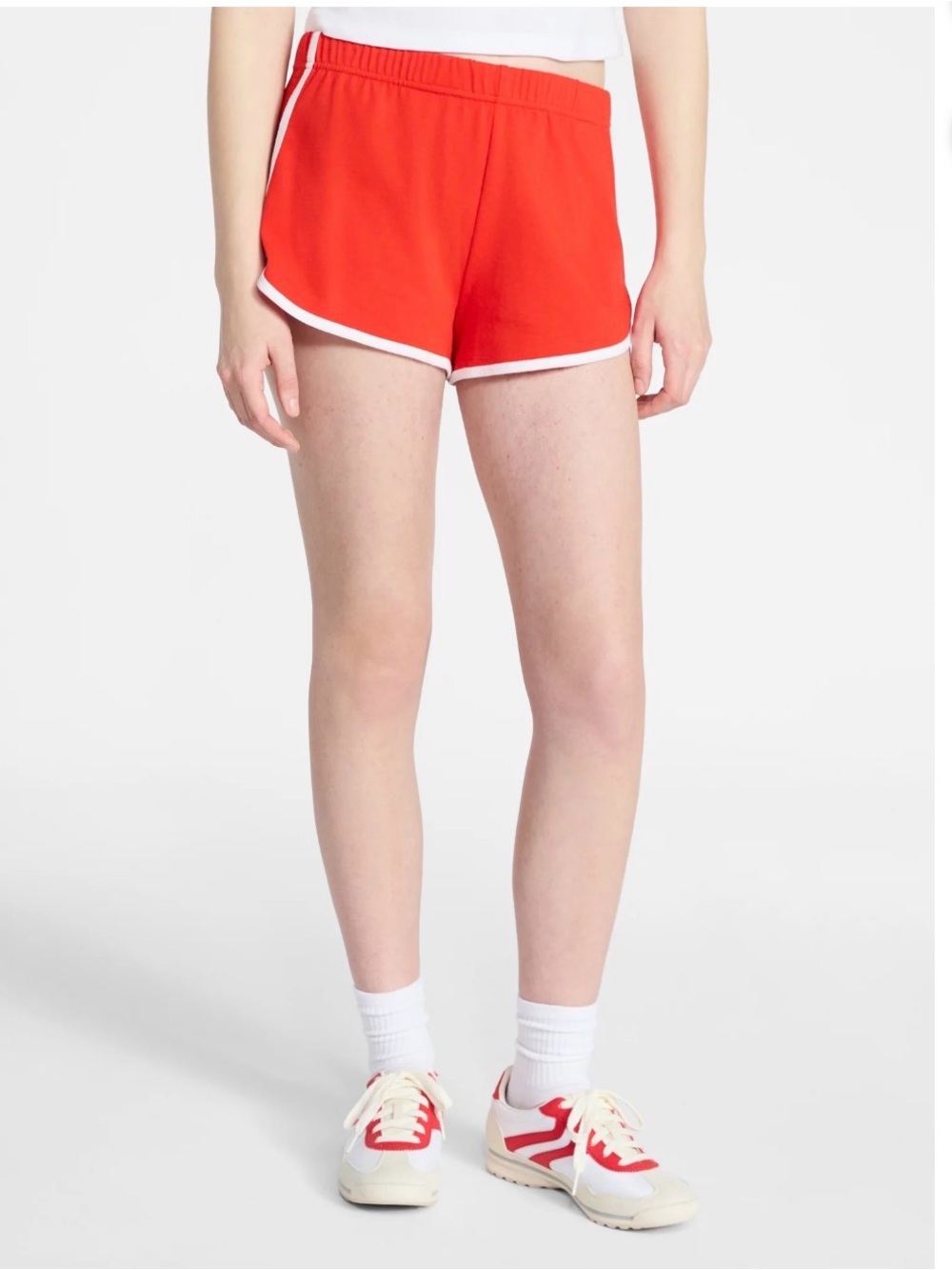 No Boundaries Red Knit Jersey Dolphin Shorts XL Summer Lounge